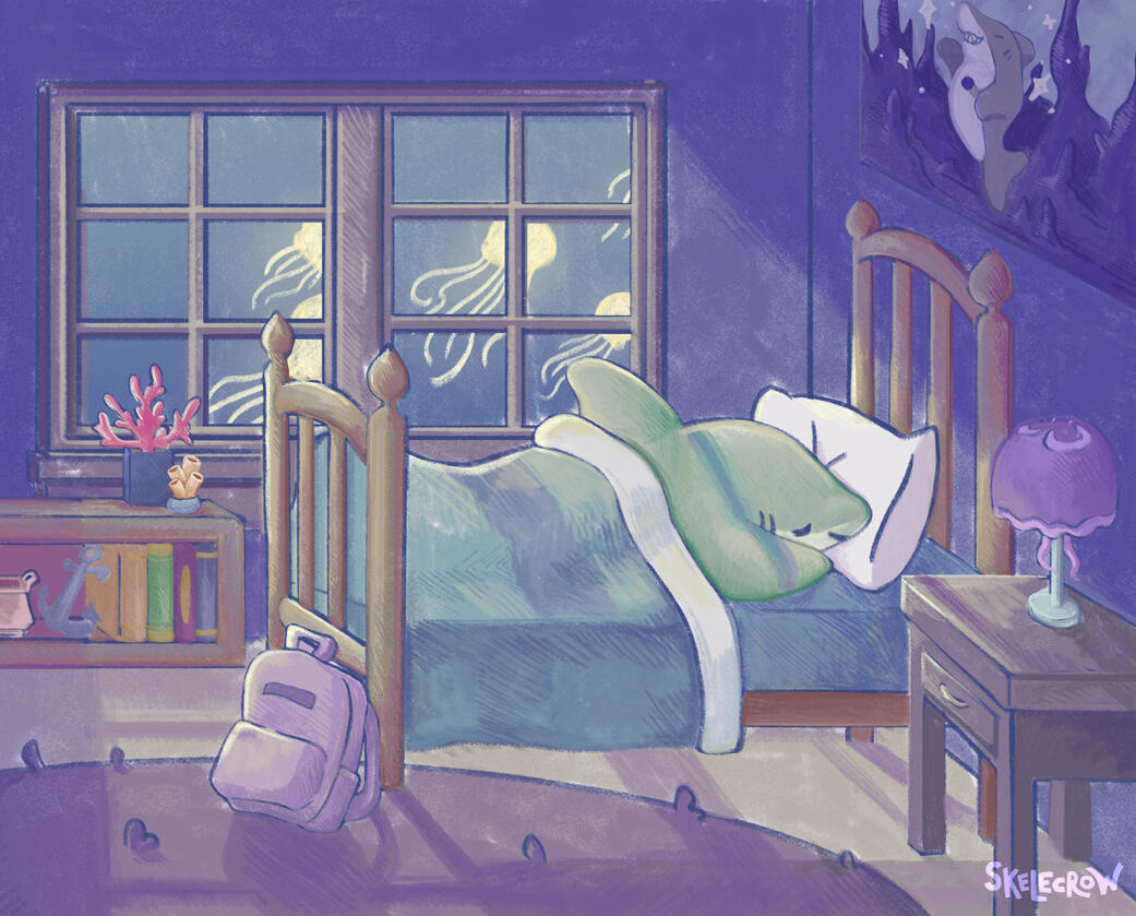 Shark&#39;s Bedtime