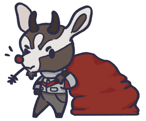 Erik the Red-Nosed Goat